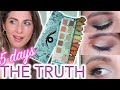 The Truth about the Urban Decay WILD GREENS Palette! 5 day challenge