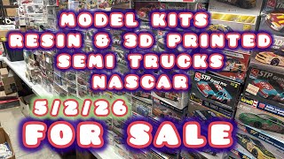 Model Car Trucks Trailers NASCAR KITS FOR SALE Revell MPC Moebius AMT Johan 5/2/26