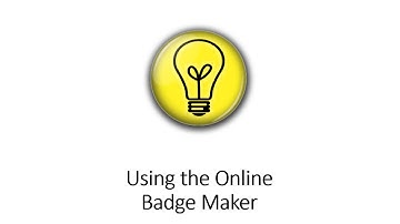Using OnlineBadgeMaker.com to create badges for online and face-to-face courses
