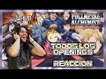 🔥REACCION a TODOS los openings de Fullmetal Alchemist Brotherhood 🔥