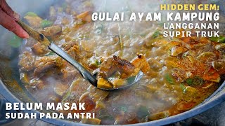 Belum Buka Sudah Antri AYAM GULAI Kampung Aceh Legendaris Porsi Supir Truk