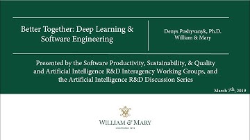 Better Together: Deep Learning & Software Engineering