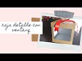 manualidades/como hacer una caja de detalle con ventana/caja de detalle acetato/decoraracion de caja