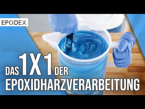 Video: Wie verdünnt man Epoxidharz? Arbeiten mit Epoxid