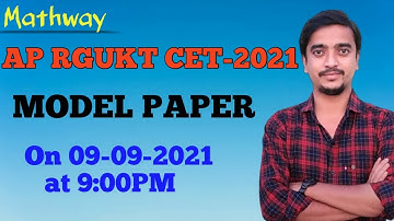 AP RGUKT CET - 2021