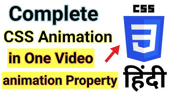 CSS Animation Tutorial in Hindi | Complete CSS Animation in one Video | Web Development | Hindi |