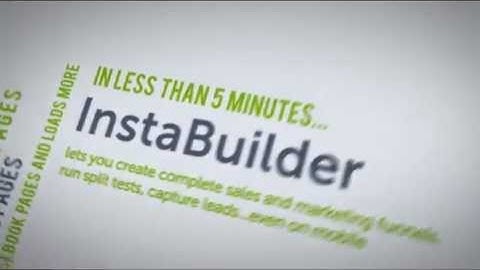 InstaBuilder Honest Review - Squeeze and Landing Pages Instantly