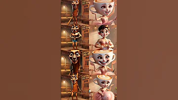 Tung Tung Tung Sahur Vs Ballerina Capuchina Expression Show Italian Brainrot 