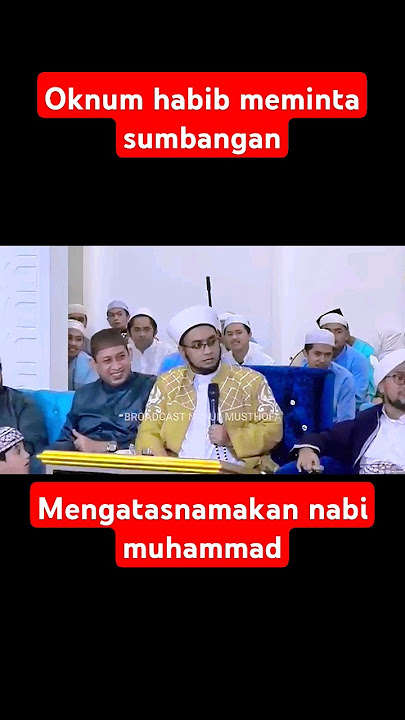 oknum habib meminta sumbangan mengatasnamakan nabi muhammad #shorts #shortvideo #shortsvideo