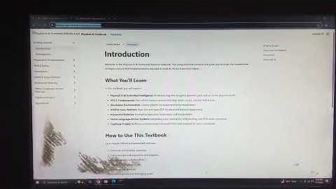 Create a Textbook Physical AI & Humanoid Robotics