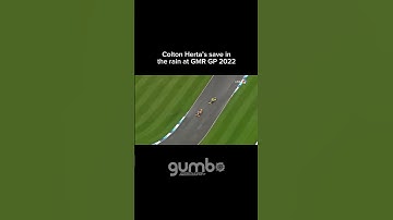 Colton Herta’s unintentional drift that saved him from a spin at the GMR GP in Indianapolis #Indycar