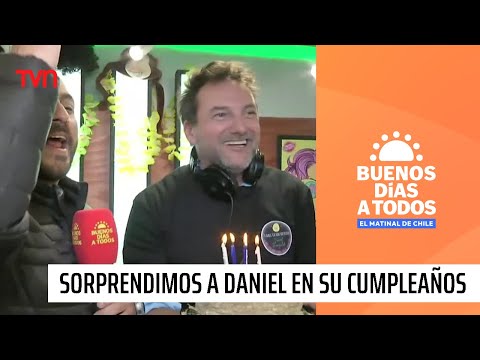 Sorprendimos a nuestro querido Daniel Fuenzalida en su cumpleaños | Buenos días a todos