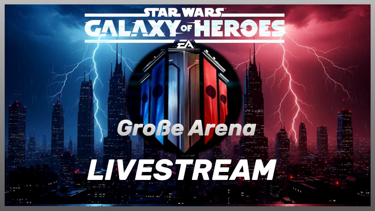 SWGoH | Live Große Arena mit 5 Account das große Finale