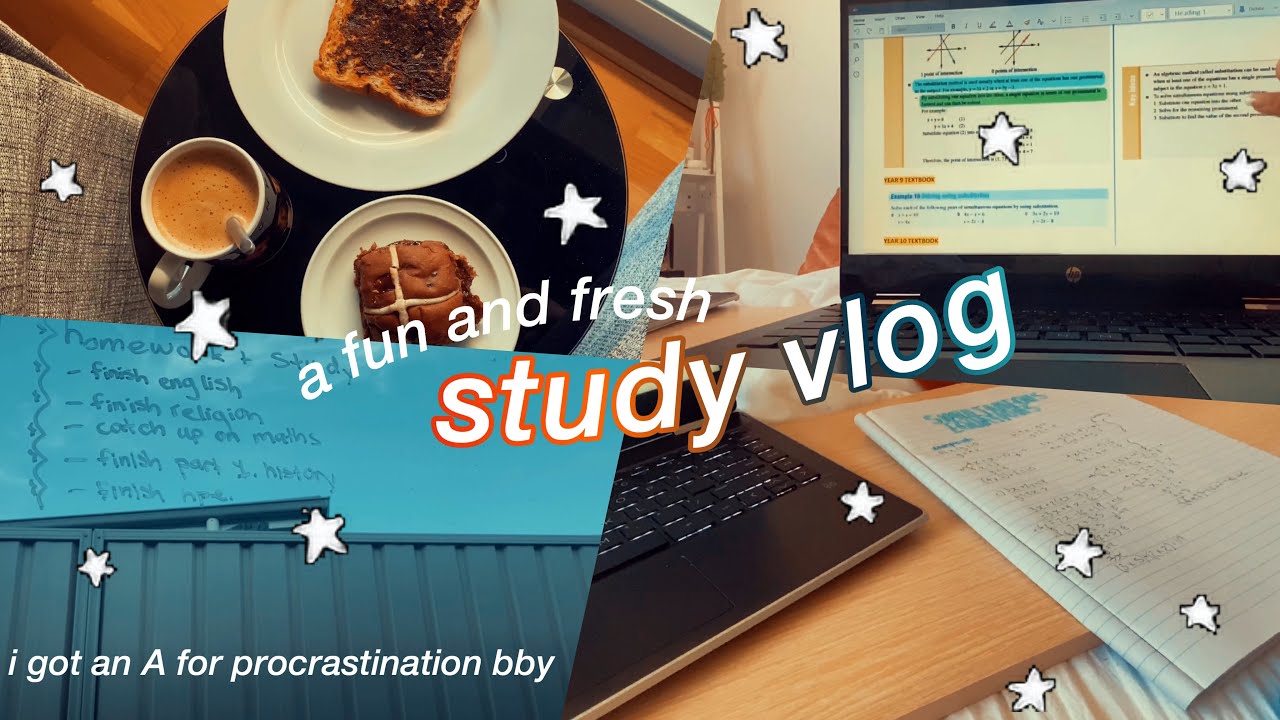 a study vlog : fun and fresh new beginnings