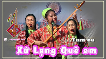 Tam ca Hội Bảo tồn Dân ca Lạng Sơn trình diễn “Xứ Lạng quê em” tại Chợ Phiên Bình Độ !