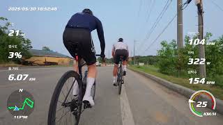 서산라이딩│서산 한우목장길,  고풍 저수지 야간 라이딩 w. TSR