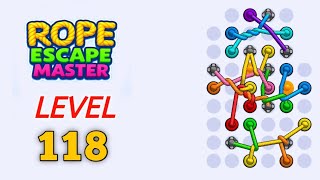 Rope Escape Master Level 118 walkthrough solution 