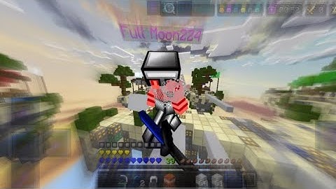 winning against a scaffold hacker | hive Skywars