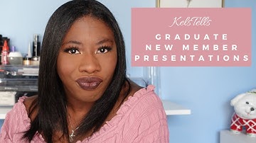 Are Graduate Neophyte Presentations A Thing? | KelsTells SororiTEA Talk