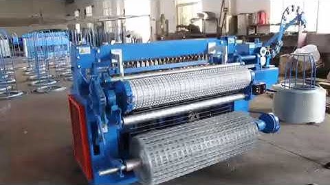 high speed welded wire mesh welding machine in roll 120 times per minute