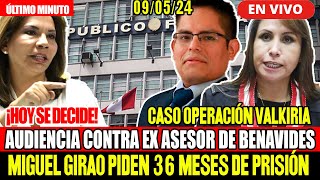 🔴EN VIVO: AUDIENCIA PEDIDO 36 MESES DE PRISIÓN CONTRA MIGUEL GIRAO EX ASESOR DE PATRICIA BENAVIDES