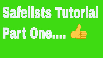 Safelist tutorial part one