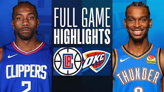 Los Angeles Clippers vs. Oklahoma City Thunder Full Game Highlights | February 22, 2024 NBA Season