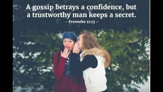 One Good Thing (# 125)... Is this Necessary? (Proverbs 11:13)