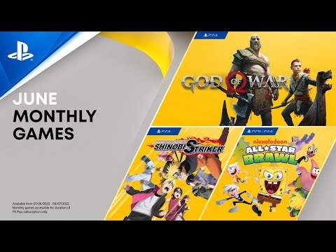 PlayStation Plus de Junho 2022 – God of War, Naruto to Boruto: Shinobi  Striker e Nickelodeon All-Star Brawl