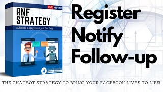 Register Notify, Follow-up - Facebook Live Strategy