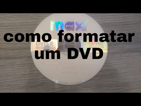 Vídeo: Como Formatar Um Disco De DVD