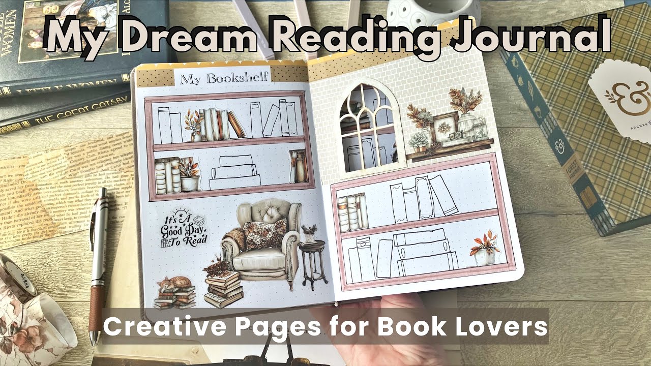 My FIRST Reading Journal Setup ✨ Decorating My Dream Book Journal | Journal With Me