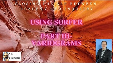 How to make a powerful variogram using SURFER for beginners.
