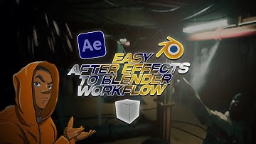 HOW TO TRACK 3D OBJECTS INTO SCENES USING AFTER EFFECTS & BLENDER