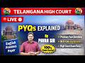 Telangana High Court English PYQs Explained | Previous Year Questions |