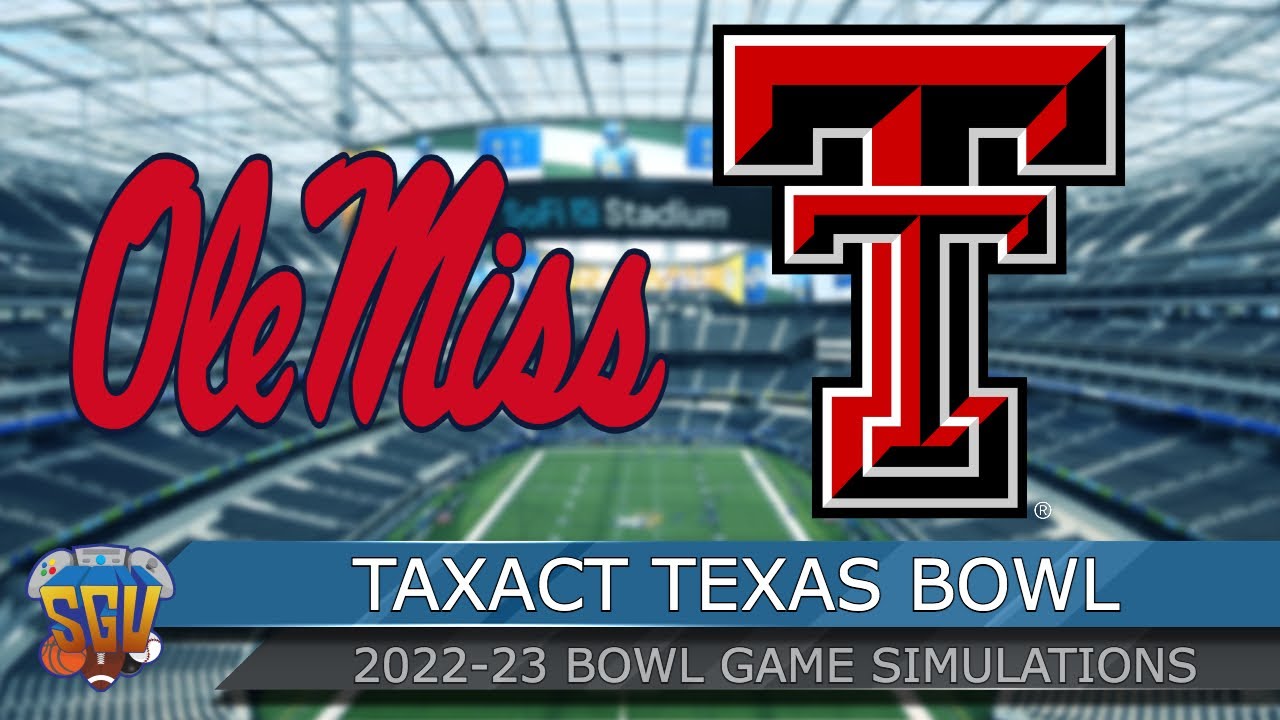 TaxAct Texas Bowl 2022 Texas Tech vs Ole Miss Full Game Highlights