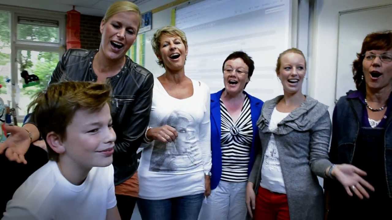 Derde test lipdub De Regenboog Hoogeveen, eerste test met kids