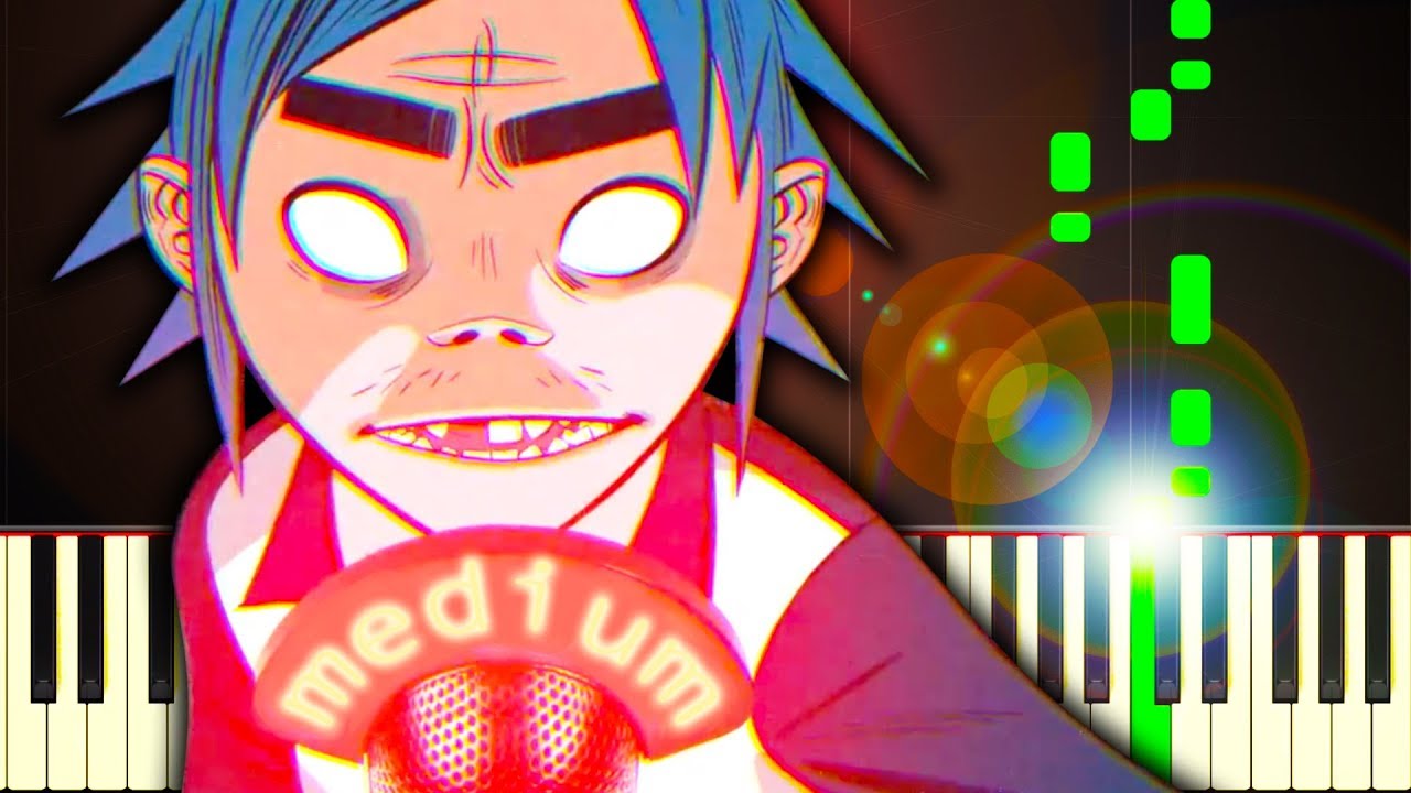 GORILLAZ - TRANZ - Piano Tutorial