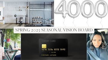 My Spring 2023 12 Week Year Vision Board