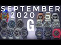 September 2020 new release G-Shock &amp; others