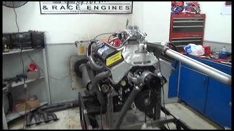 SBC 534HP 383 STROKER ENGINE DYNO RUN FOR QUILANTAN TORRES BY WHITE PERFORMANCE AND MACHINE