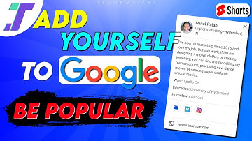 Add Your Name To Google Search Get Popular #google #googlesearch