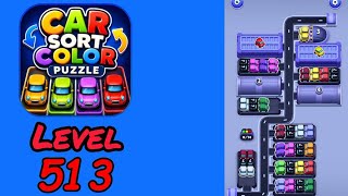 Car Sort Color Puzzle Level 513 Walkthrough