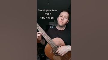 The Hirajōshi Scale #musictheory #guitar #guitarist #japanesemusic #koto #scales #modes #improv