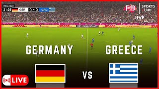 GERMANY VS GREECE LIVE | INTERNATIONALES FREUNDSCHAFTSSPIEL 2024 | SIMULATION & LIVE-ERGEBNIS