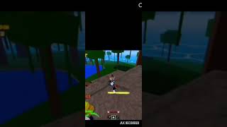 Light fruit + ice stick + dark step Combo. In blox fruit.