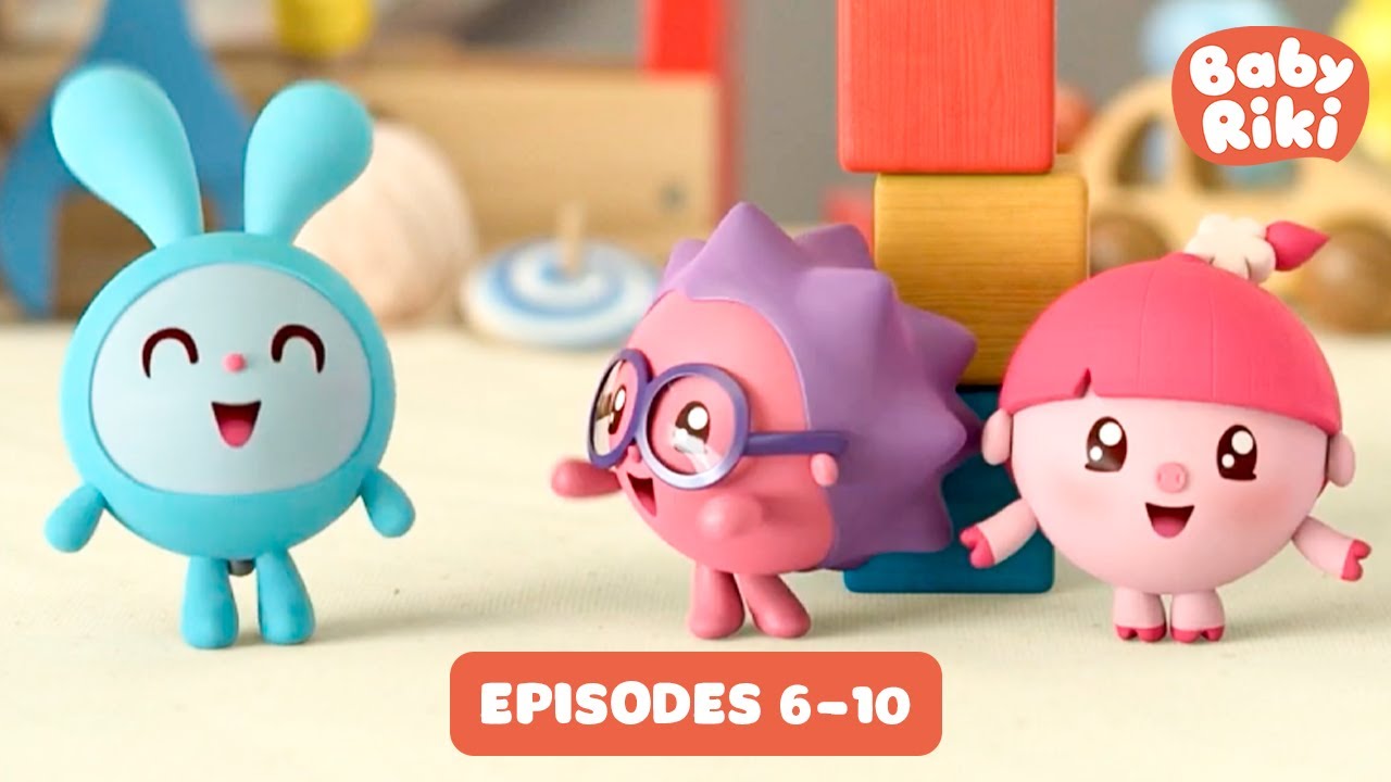 Collection of 6–10 episodes | BabyRiki | Cartoons for Toddlers - YouTube