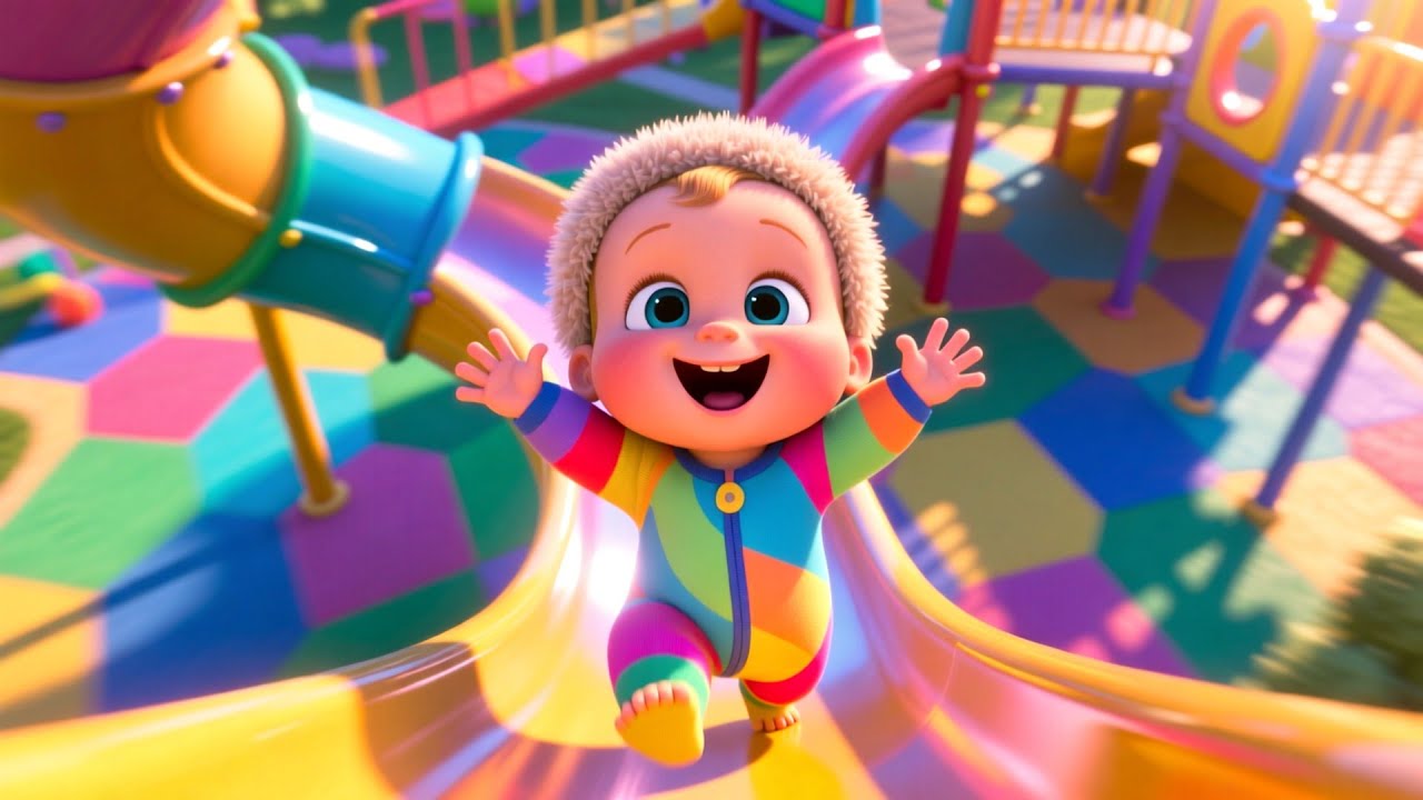 Slide Slide Playground 🎉 | Kids Playground Song | Toddler Fun & Outdoor Play