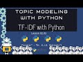 TF-IDF in Python with Scikit Learn (Topic Modeling for DH 02.03)