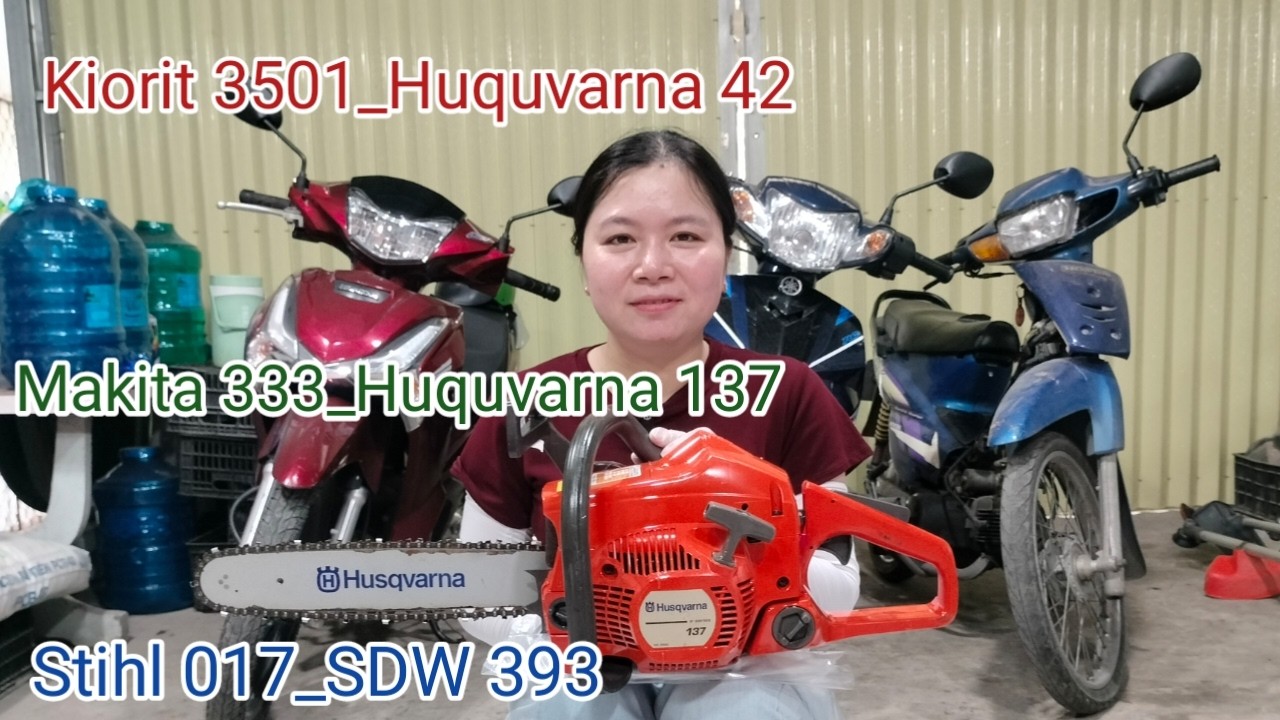 22/2 Lô H cưa xích nhật bãi/0913136620/Stihl_Hu 42_Hu137_SDW 393_Kiorit 3501_Makita 333_Echo_Rioby
